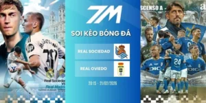 Tỷ lệ kèo Real Sociedad vs Real Oviedo hôm nay ngày 21/02/2026 - La Liga